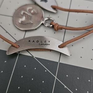 Radley London Silver and Brown Bag Charm